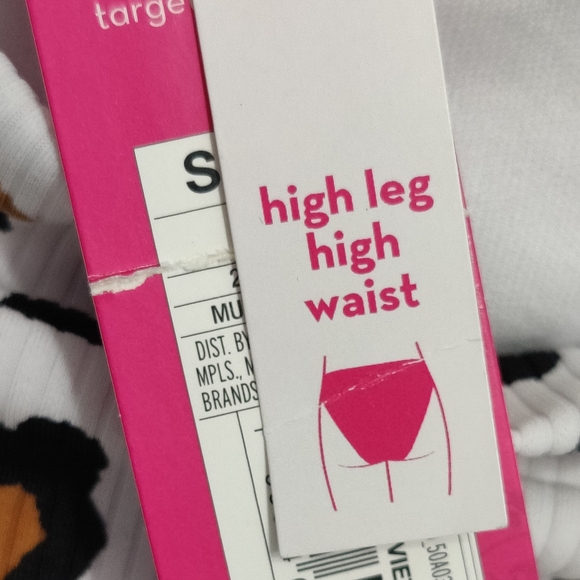 Xhillaration Bikini Bottom Ribbed High Waist Animal Print NWT Cheetah Leopard Hi - Picture 6 of 6